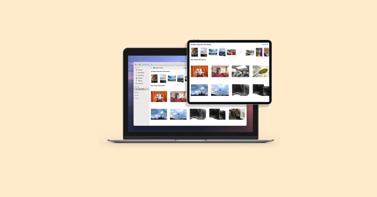 كيفية نقل الصور إلى iPad من iPhone و Mac - Setapp 65