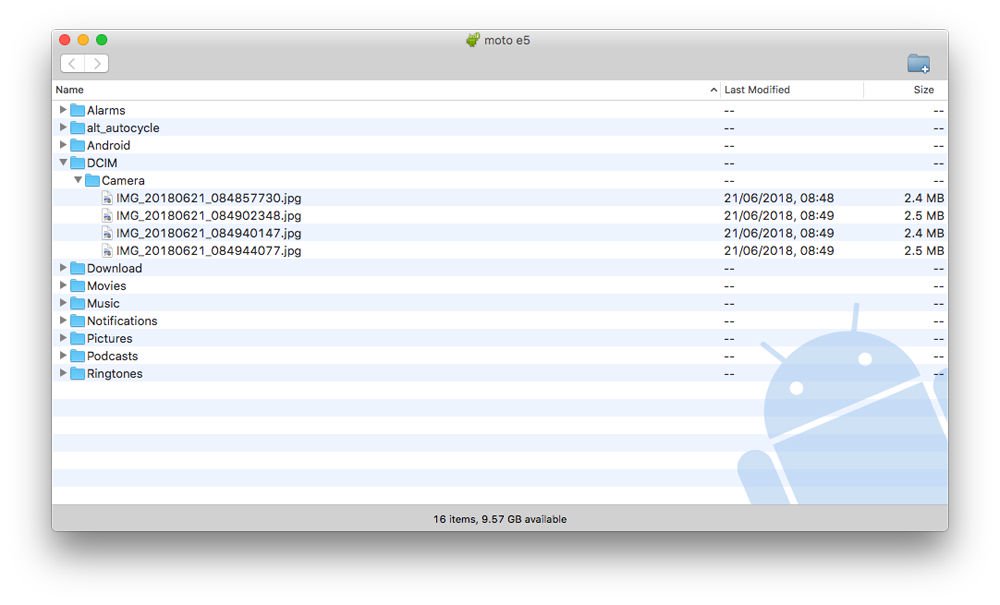 step 4-From Android to Mac via WiFi-How to Android file transfer