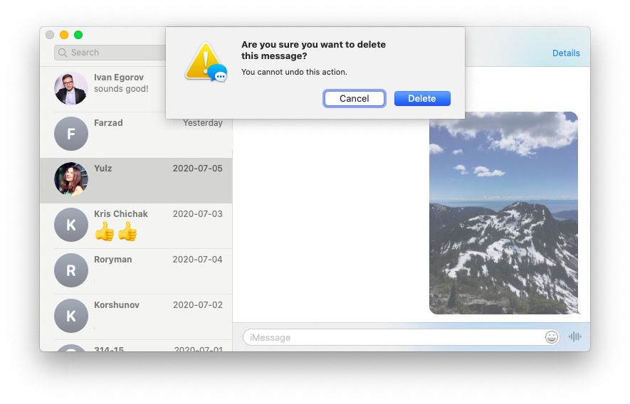 how to delete text on a mac