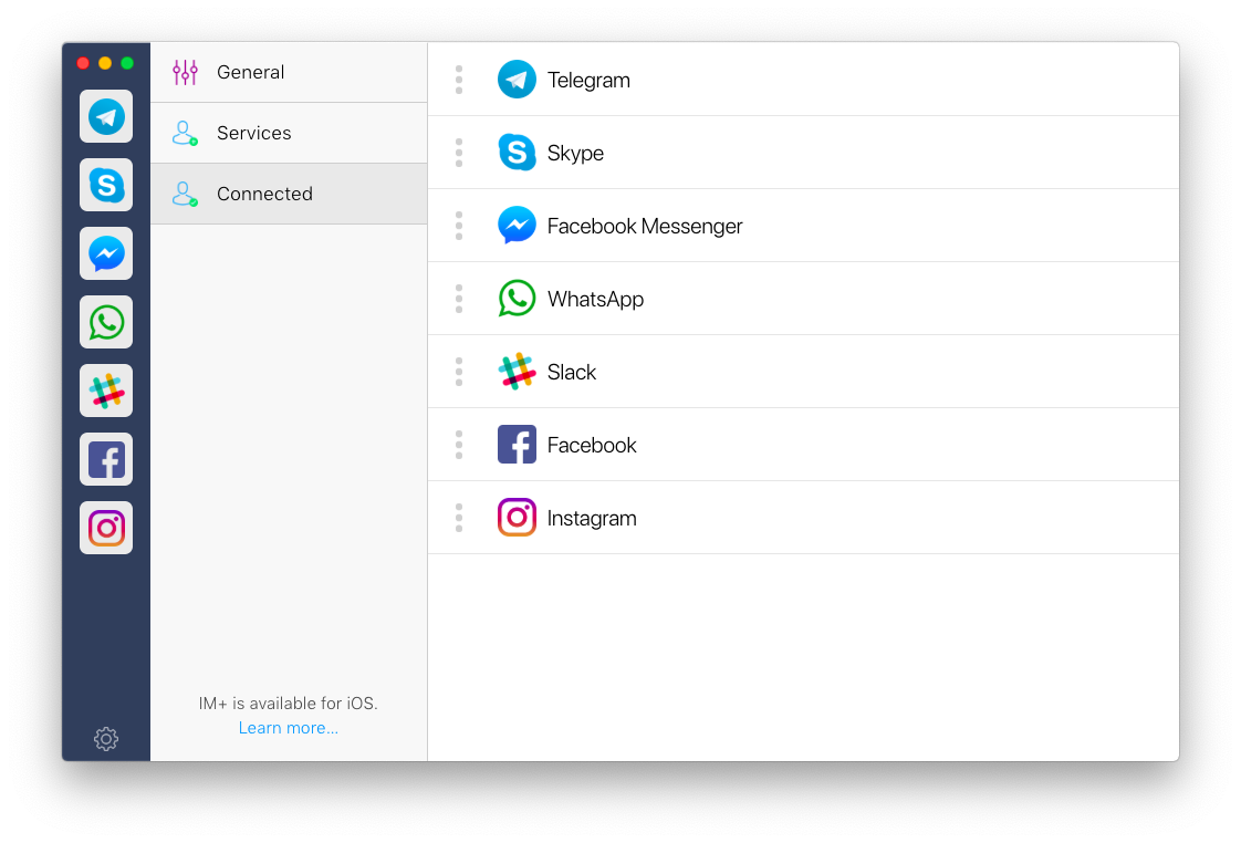 Messenger aggregator app web