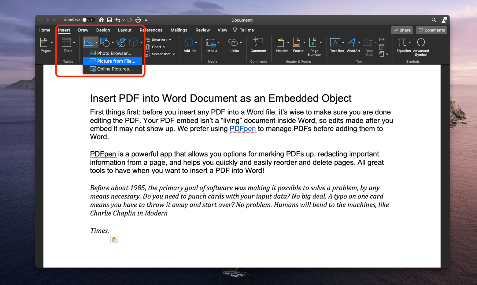 problems grouping objects in word for mac