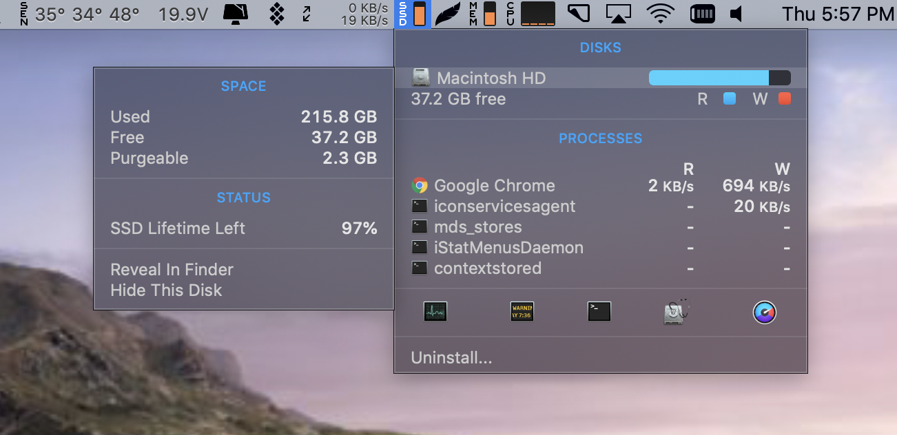 tool in mac os x check for bad clusters in the hard disk.