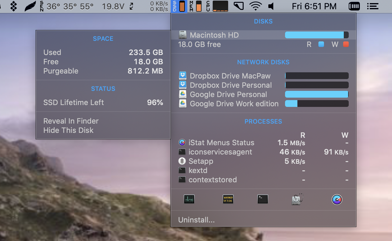 how to check storage on mac