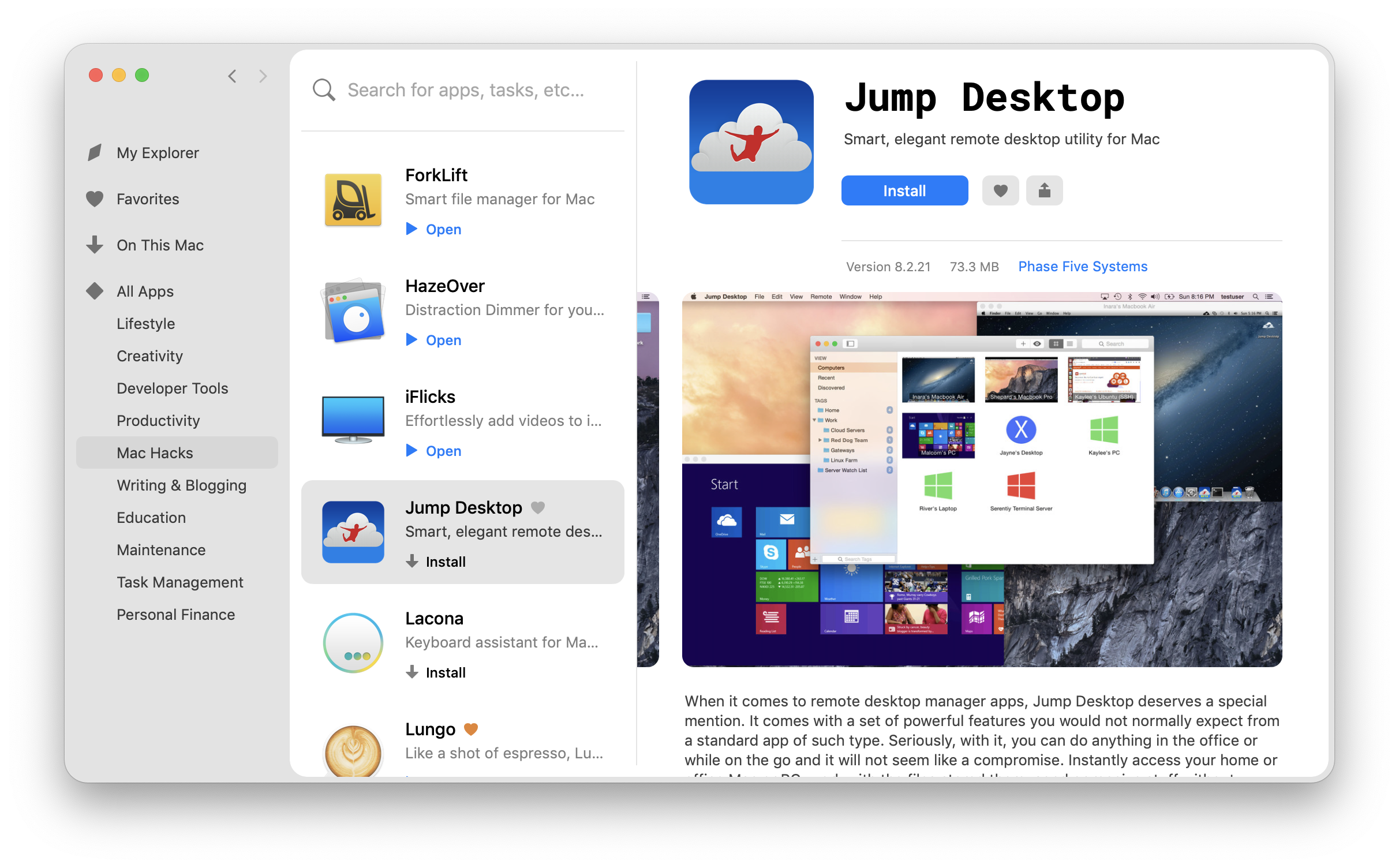 Best remote access for mac