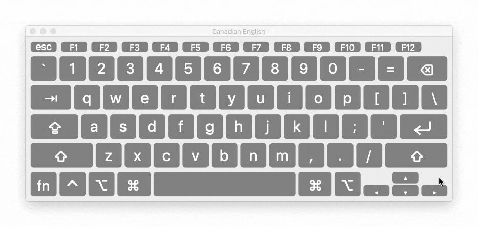 mac keyboard symbols