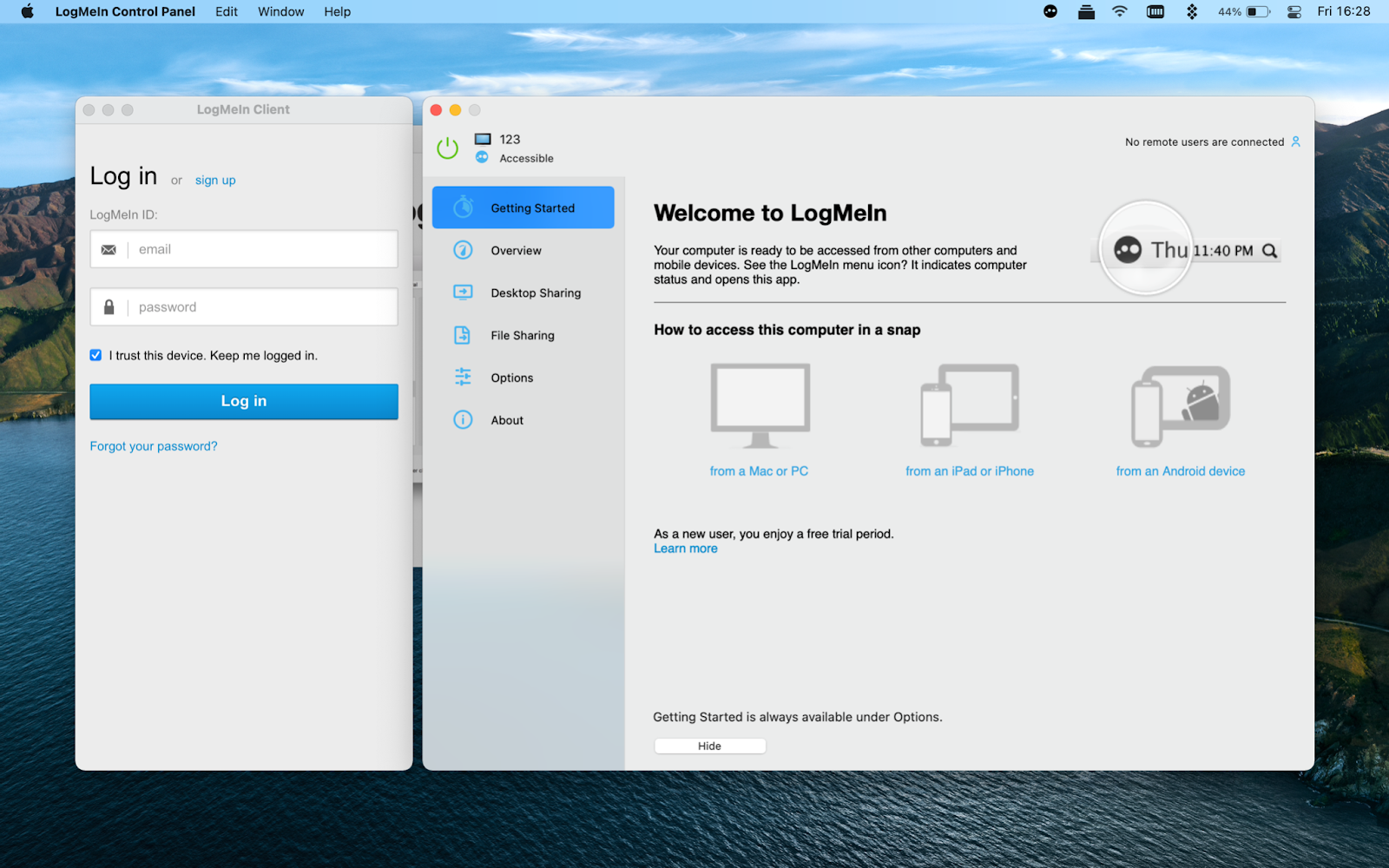 teamviewer app for mac adds duplicate icon in dock on startup