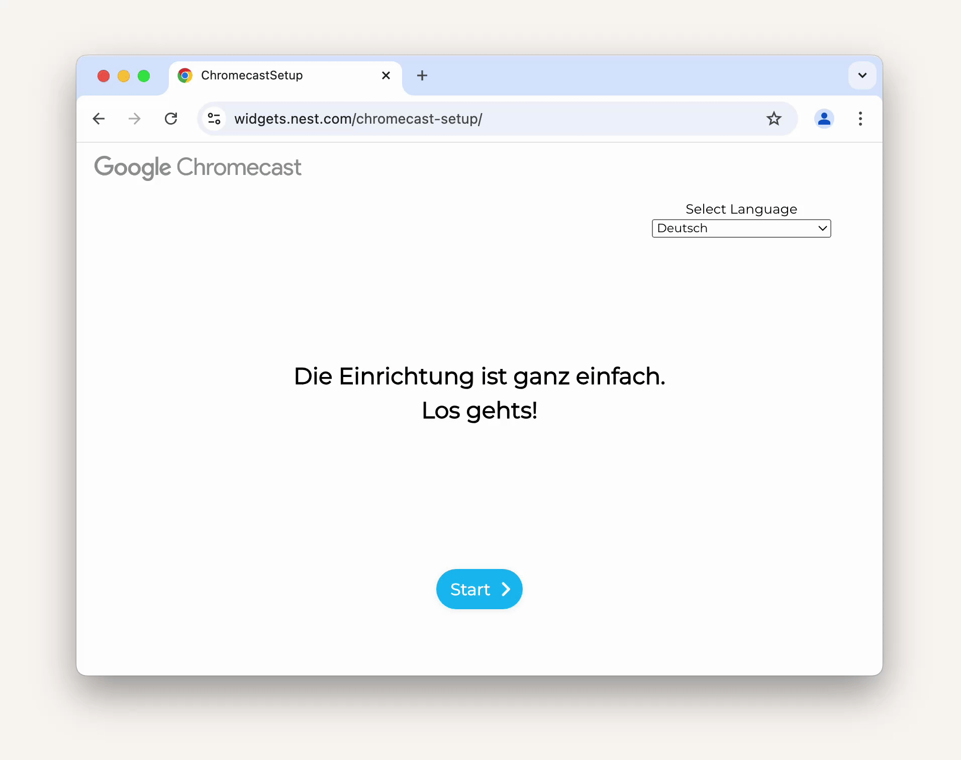 Mac Google Chrome chromecast einrichten