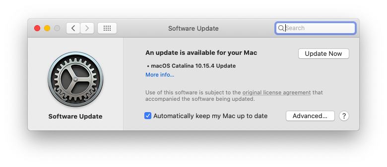 Том update mac os зачем