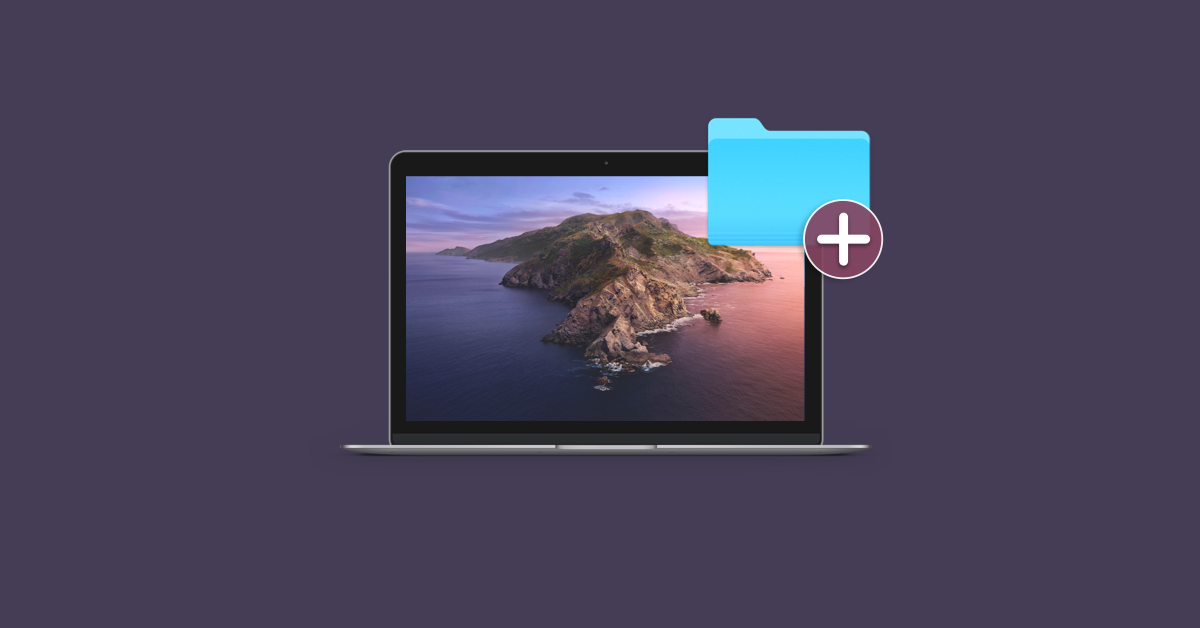 how do i create a folder on mac desktop for photos