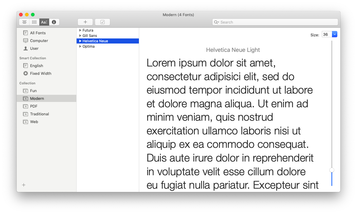 install a font mac