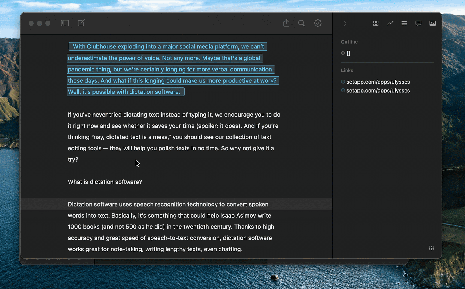 free dictation to text software for mac