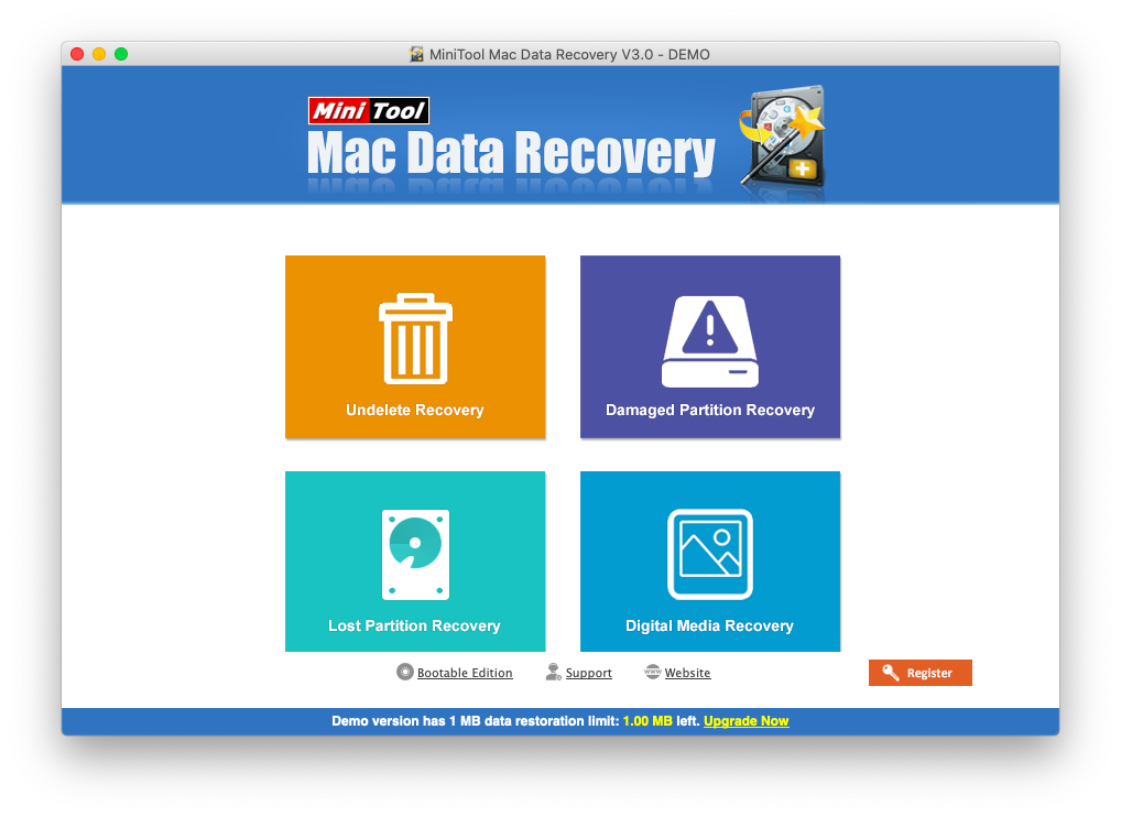 for mac instal MiniTool Power Data Recovery 11.6