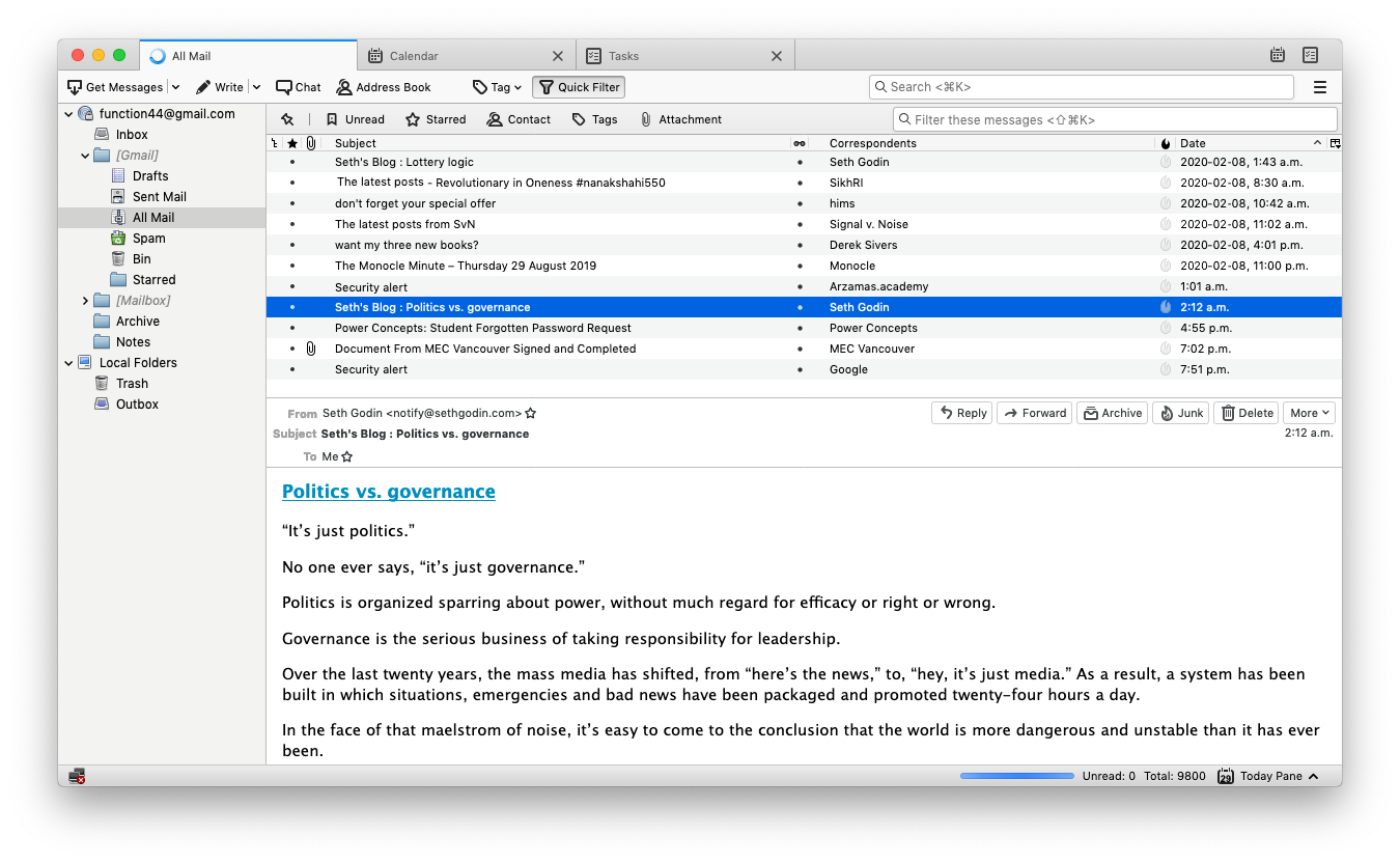 email app for both iphone and mac