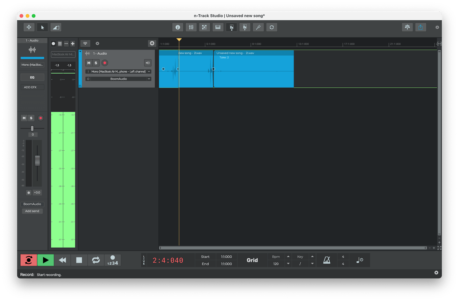 free recording for mac