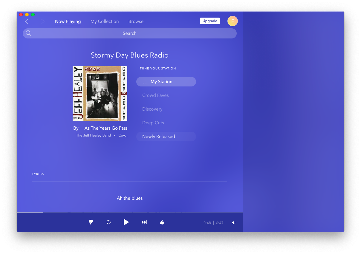 pandora radio app for mac free download