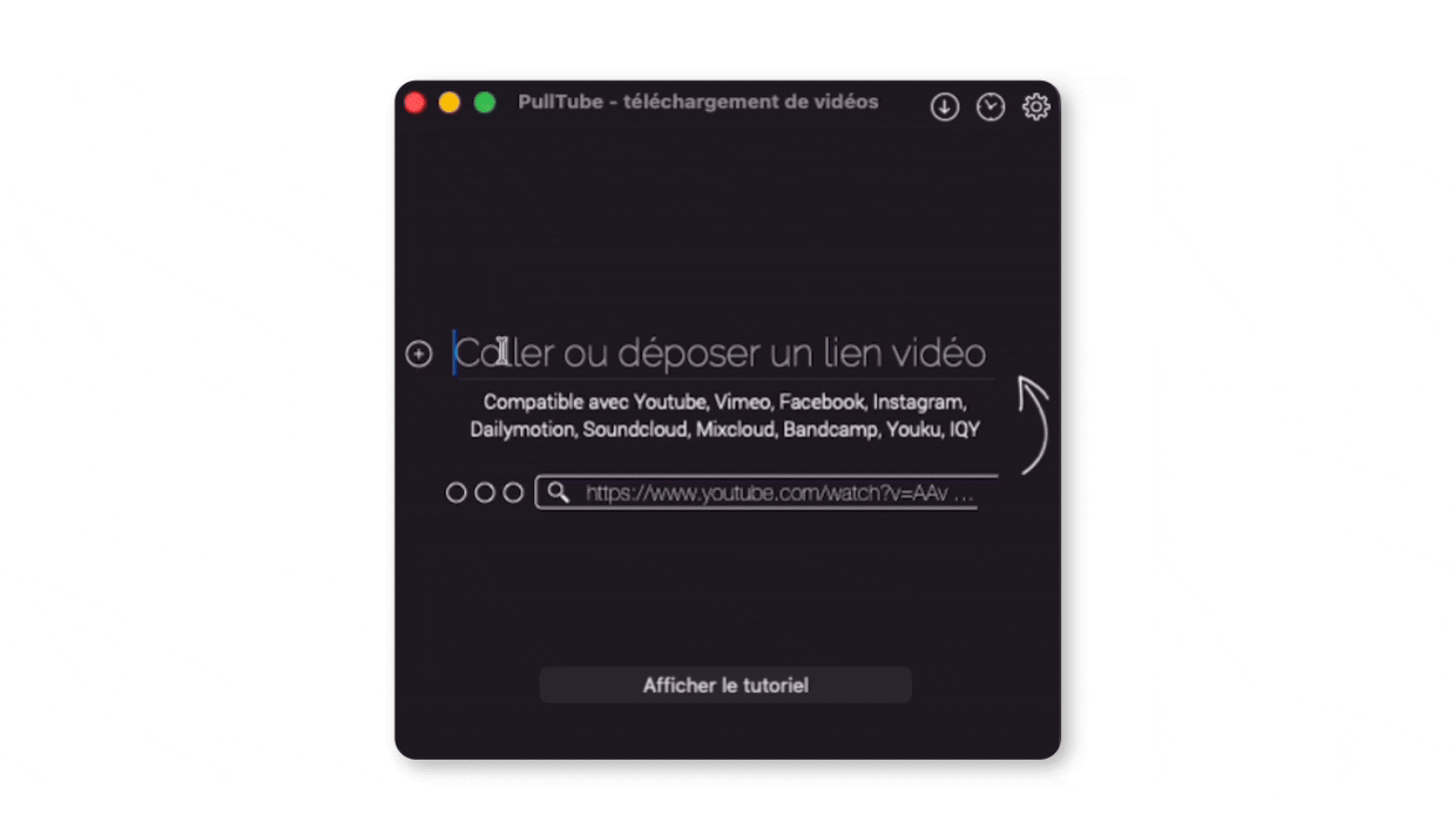 Interface de Pulltube en mode découpe pour créer une sonnerie personnalisée pour iPhone, disponible dans Setapp Interface de Pulltube en mode découpe pour créer une sonnerie personnalisée pour iPhone, disponible dans Setapp
