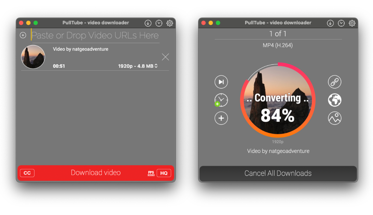 Baixar Reels do Instagram com PullTube