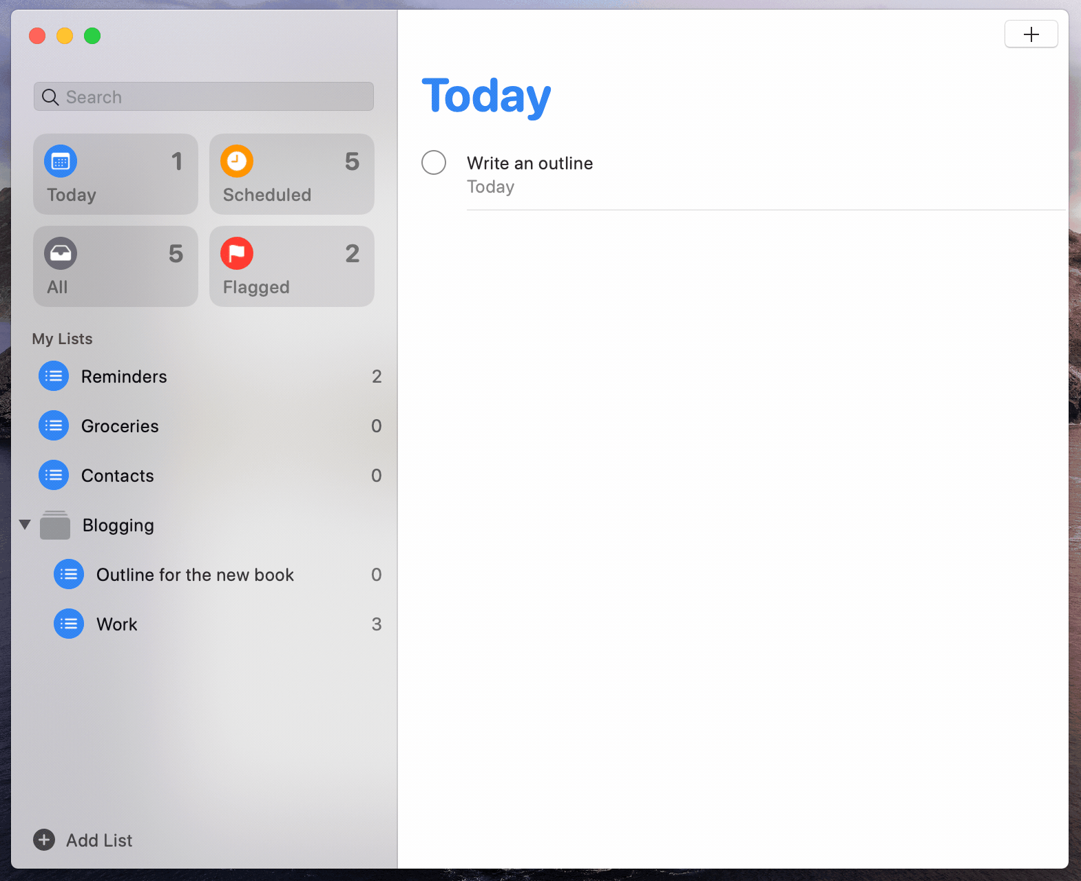 Reminders app attachments and tags
