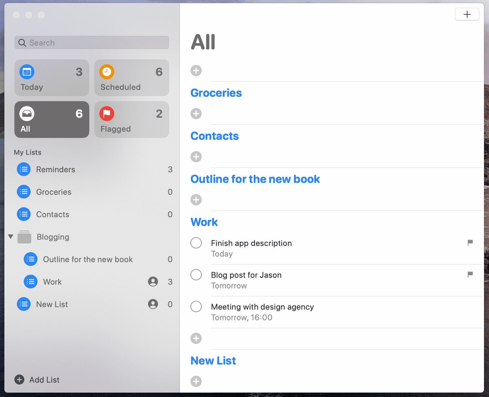 making reminders on mac