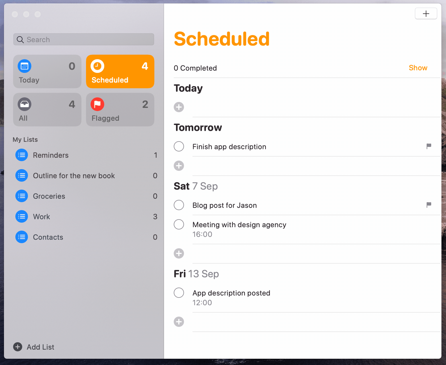 reminders app for mac