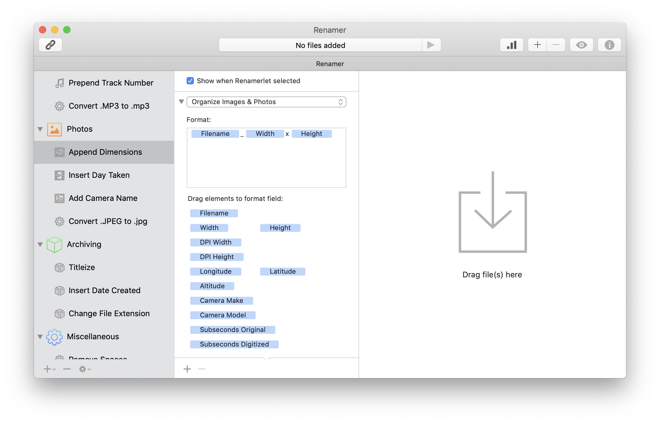 file renamer mac