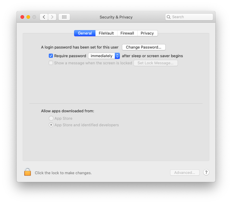 Macos turn off lock for system preferences crossword