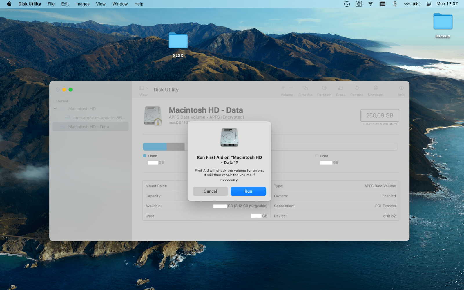 hard drive not showing up mac disk utility