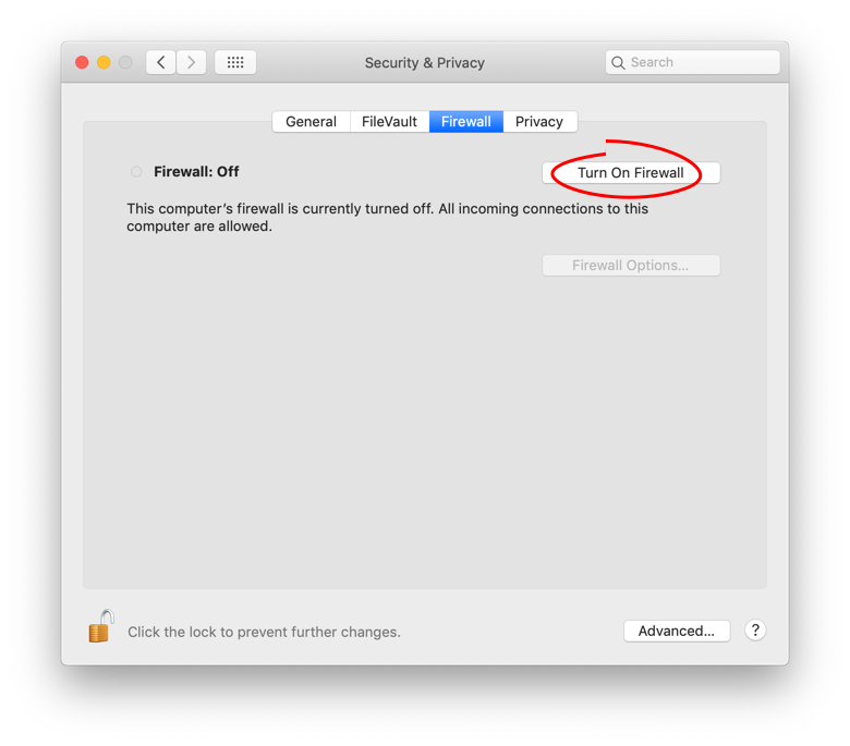 what is firewall on mac