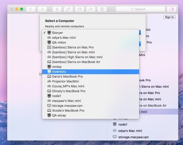 how to set up remote desktop on mac