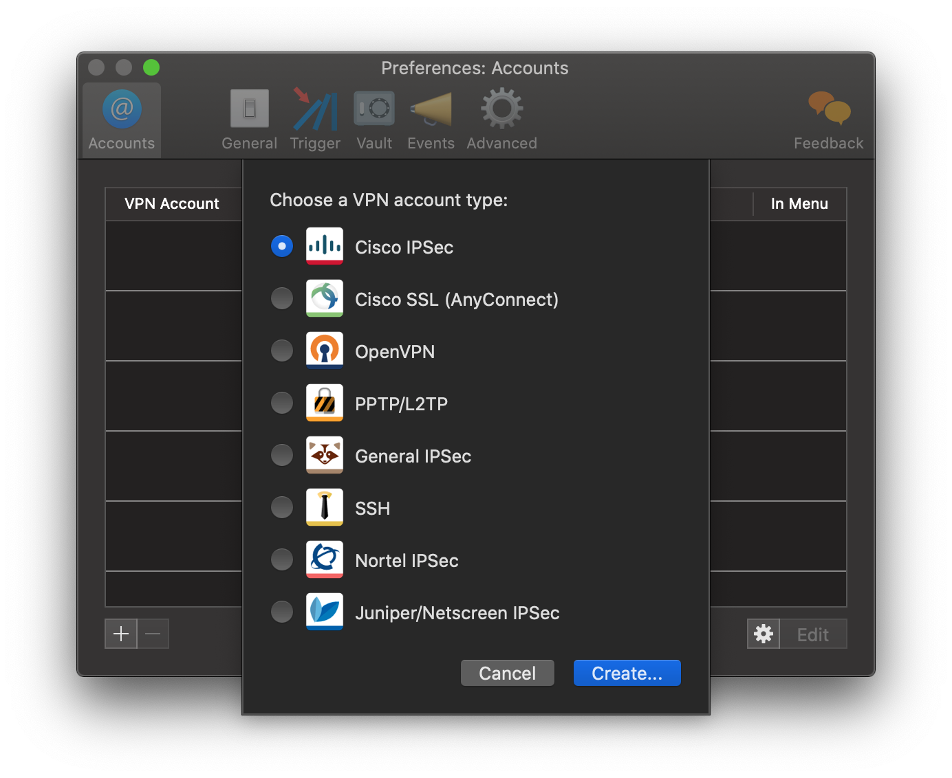 تطبيق Shimo VPN لنظام التشغيل Mac