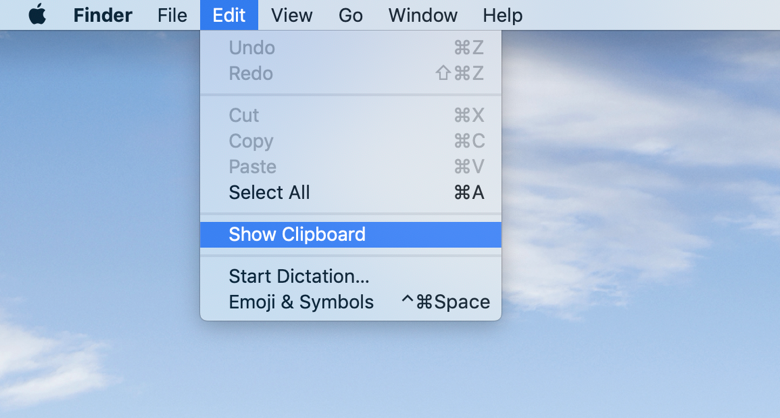 view clipboard history word for mac