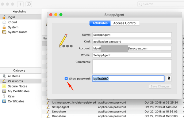 View password for wifi mac