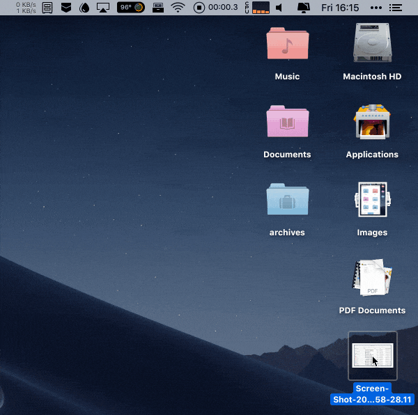 mac desktop icons organize