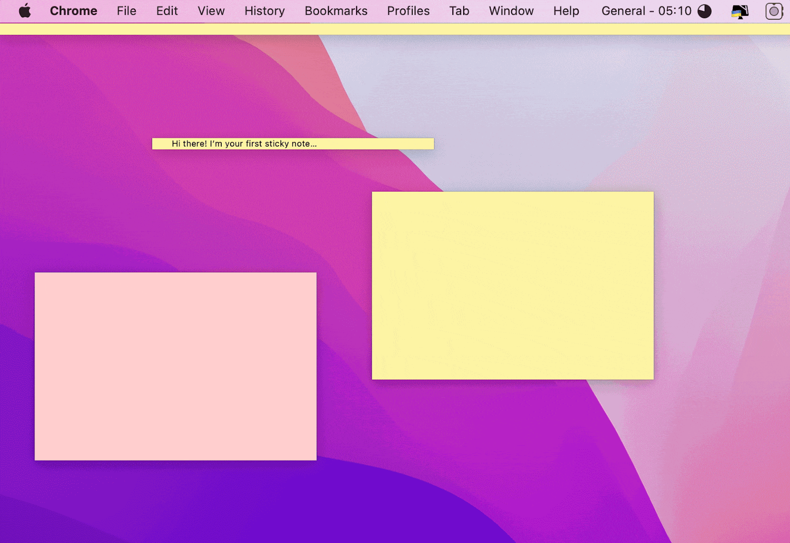 change color on desktop sticky notes