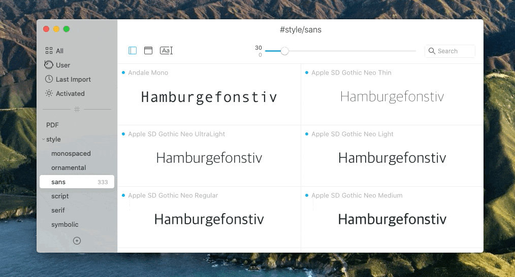 Create personal type collections