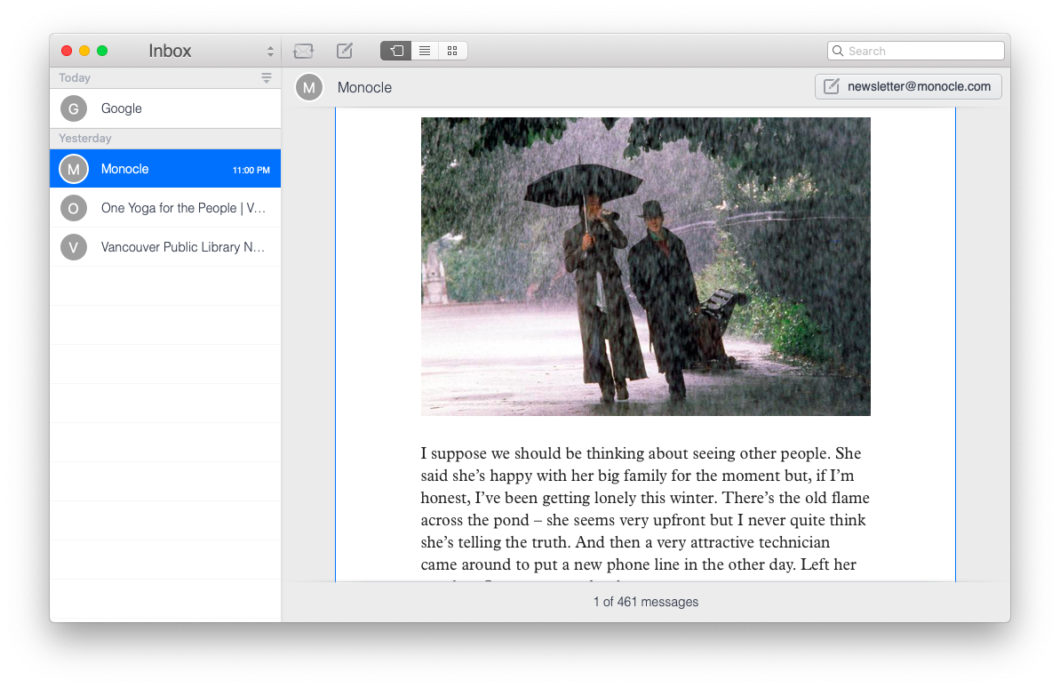 Unibox e-mail-klient messaging app Mac