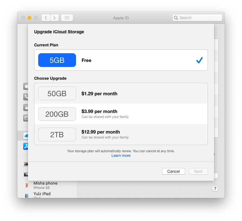 icloud file storage