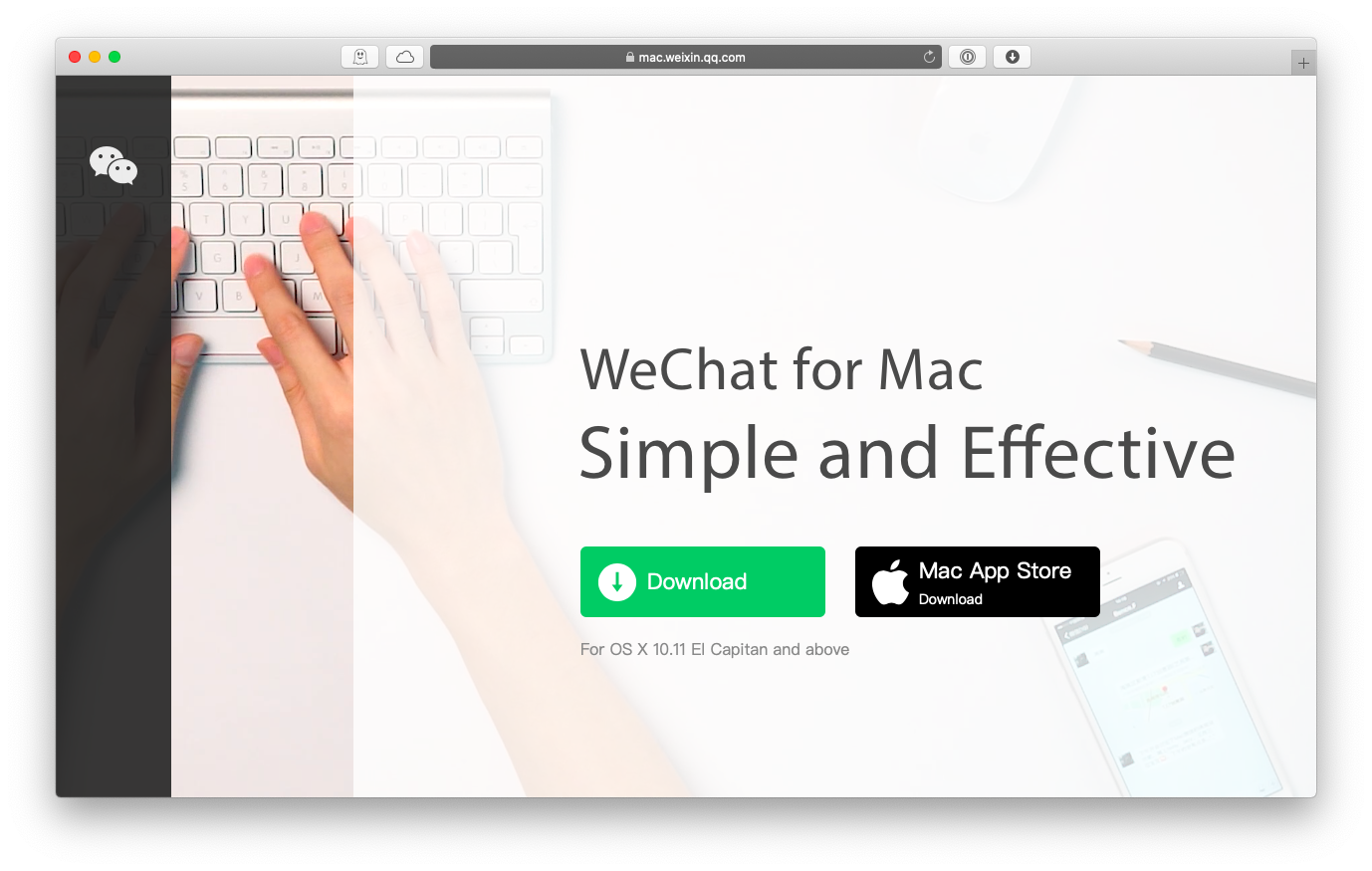 how to download wechat on mac