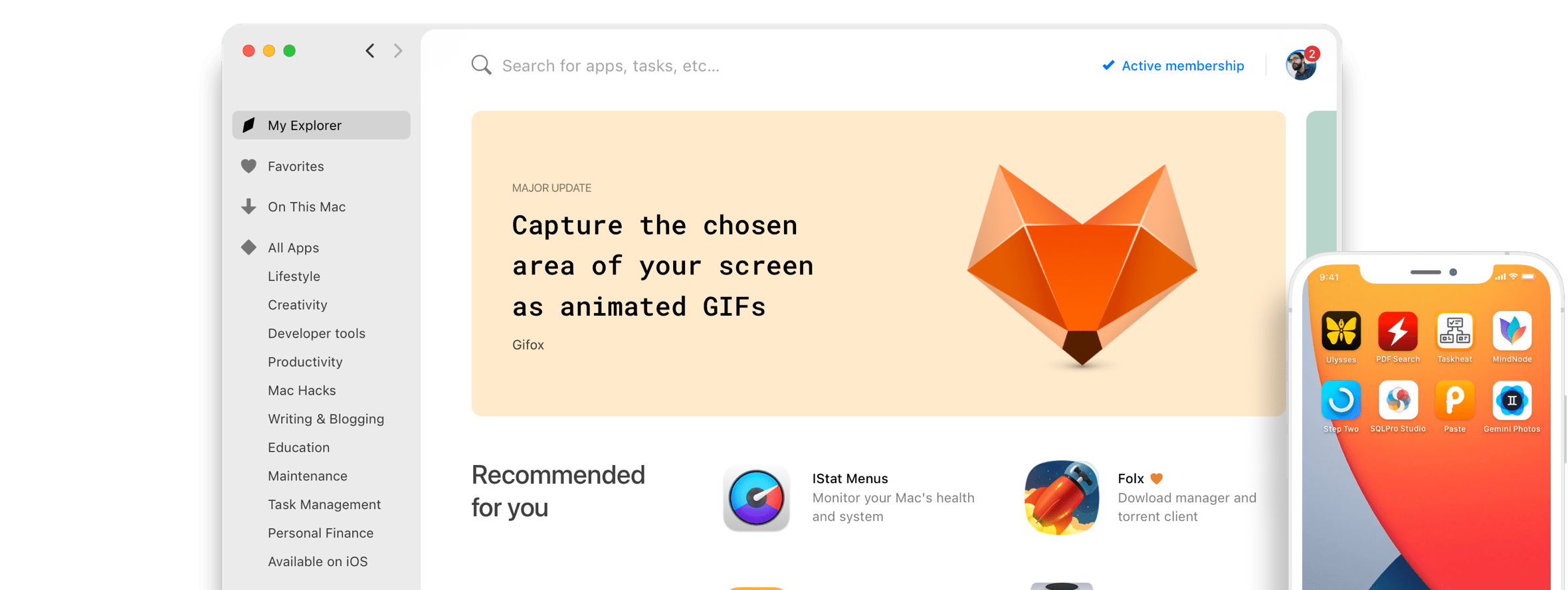Setapp screenshot