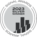Signal awards, 2023 silver winner badge